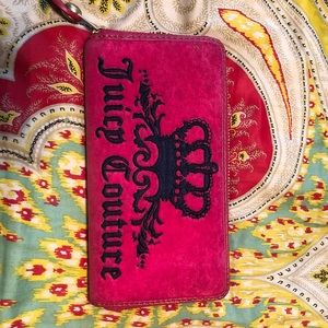 Pink Faux Fur Big Handheld Wallet